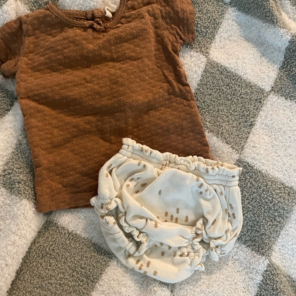 Quince Mae shirt + Bloomers